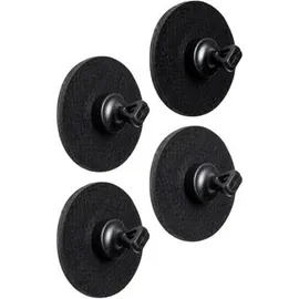 silwy Magnet-Pins inkl. Metall-Nano-Gel-Pads, schwarz