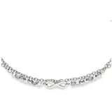 s.Oliver Fußkette Infinity Beads, Edelstahl silberfarben