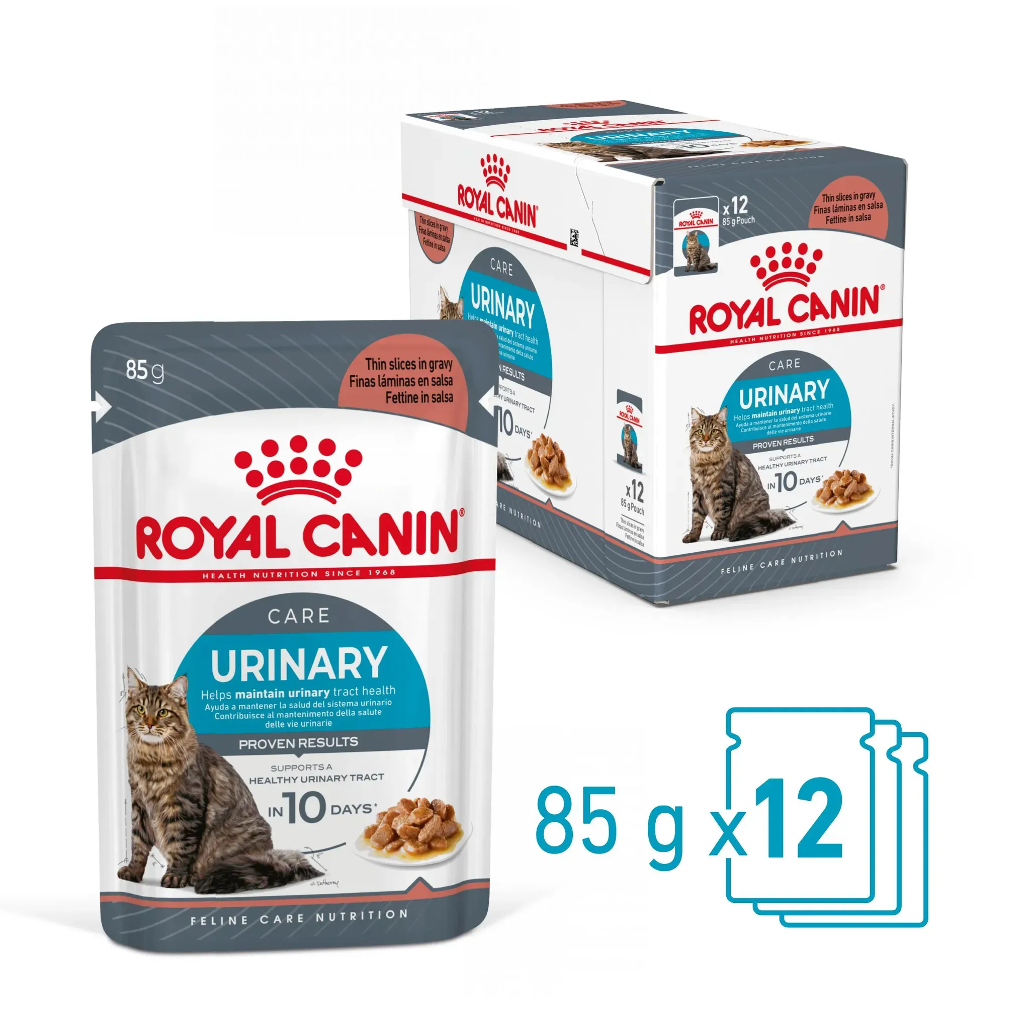 ROYAL CANIN Urinary Care Katzenfutter nass für gesunde Harnwege 12x85g