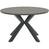 Gardissimo ARMATI Nonwood Alu-Gartentisch Gartenmöbel 122cm (rund) anthrazit / anthrazit