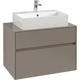 Villeroy & Boch Waschtischunterschrank 2 Auszüge 80 x 54,8 x 50 cm Eiche