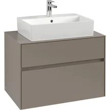 Villeroy & Boch Waschtischunterschrank 2 Auszüge 80 x 54,8 x 50 cm Eiche