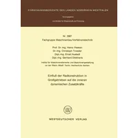 VS Verlag für Sozialwissenschaften Einfluß der Radkonstruktion in Großgetrieben