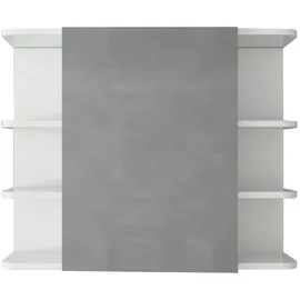 ML-Design Badezimmerspiegelschrank 80 cm weiß