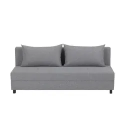 Schlafsofa  Gislinda , grau , Maße (cm): B: 191 H: 71 T: 83