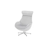 Sofa.de Fernsehsessel Globe Mikrofaser 79 x 111 x 84 cm Grau drehbar