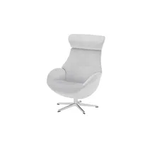 Sofa.de Fernsehsessel Globe Mikrofaser 79 x 111 x 84 cm Grau drehbar