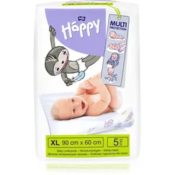 Bella Baby Happy Size XL Einweg-Wickelunterlagen 90x60 cm 5 St.