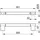 Keuco Plan Haltegriff 351 mm 14907010000 verchromt