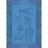 Garnier GARNIER-THIEBAUT Geschirrtuch L'OCEAN BLEU 56 x 77 cm 100% Baumwolle