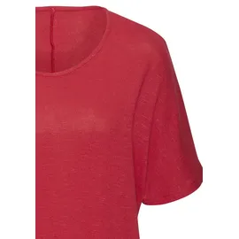 vivance by lascana Kurzarmshirt Korallenrot 40/42