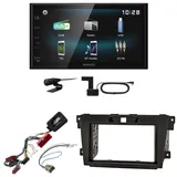 Kenwood DMX-125DAB DAB+ USB Bluetooth MP3 Einbauset für Mazda CX-7