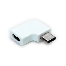 Roline USB 3.2 Gen 2 Adapter, USB Typ C - C, ST/BU, 90°, weiß