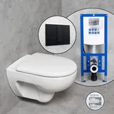 Geberit Renova Wand-WC & Tellkamp WC-Sitz mit neeos Vorwandelement,, 203040000+16791BM#SET,