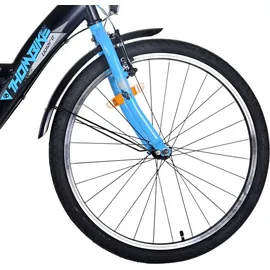 tpfsports Thombike Kinderfahrrad - Jungen - 24 Zoll - Rücktritt + Handbremse - 3 Gänge - Blau