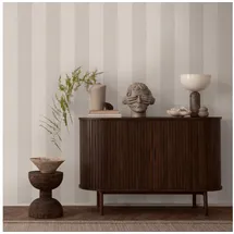 A.S. Création Vliestapete Pure Elegance Streifen Tapete Mustertapete Landhaus Landhaus, strukturiert, matt, (1 St), Vliestapete gestreift für Schlafzimmer Küche Wohnzimmer Streifen Flur beige|braun|grau