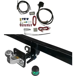 UmbraRimorchi Abnehmbar Anhängerkupplung 13P C2 E-Satz 13P C2 E-Satz Kompatibel Mit Jeep Wrangler 19017SF 01/2007-08/2018