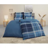 Tom Tailor Eric Renforcé blau 135 x 200 cm + 80 x 80 cm