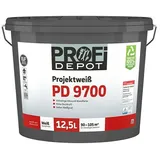 Profi Depot PD Wandfarbe Projektweiß PD 9700  (Weiß, 12,5 l, Stumpfmatt)