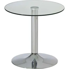 CLP Glastisch Ikarus Beistelltisch Ø 50 cm Transparent