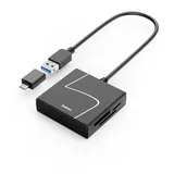 Hama USB-Kartenleser Schwarz