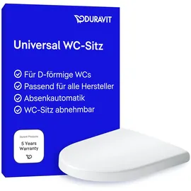 Duravit Univavo D-shaped Weiß