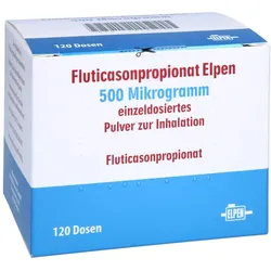 FLUTICASONPROPIONAT Elpen 500 μg 120ED Plv.z.Inh. 120 Sp