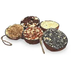 Lyra Pet Halbe Kokosnuss gefüllt mit Topping Meisen 2,6 kg