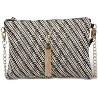 Valentino Divina Summer Crossover Bag Umhängetasche Baumwolle Black