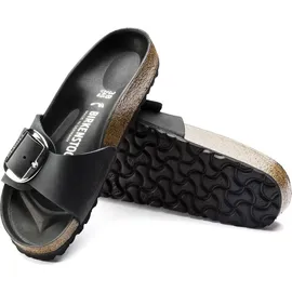 Birkenstock Madrid Big Buckle Nubukleder geölt schwarz 37