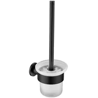 Creavit WC-Bürste mit Halterung schwarz matt