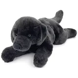 Uni-Toys - Labrador liegend schwarz, Hund Kuscheltier