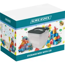 Kruzzel Aufbewahrungsbox 15 L 1-tlg. transparent