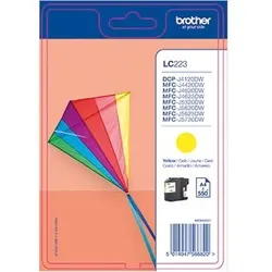 Tintenpatrone LC223Y 550 Seiten gelb - gelb