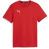 Puma teamGOAL Casuals T-Shirt Jungen 01 red/white 152
