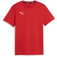 Puma teamGOAL Casuals T-Shirt Jungen 01 red/white 152