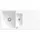 Villeroy & Boch Siluet 60 R Keramik stone Excenterbetätigung 1000 x 510 mm