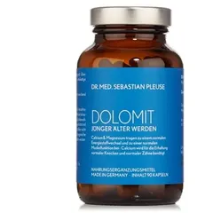 Dr. med. Sebastian Pleuse Dolomit mit Calcium und Magnesium 90 Kapseln, 30 Tage