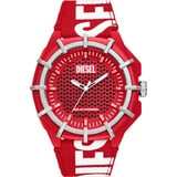 Diesel, Armbanduhr, Framed Solar, Rot, (Analoguhr, 51 mm)