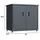 Weka Metall Terrassenschrank 90 x T x H 84-85,5 cm (Terrassenschrank Gary 1)
