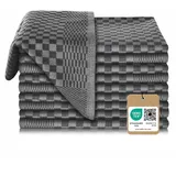 Vaily Premium Geschirrtücher aus 100% Baumwolle super Saugstark- 10er Pack