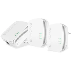 Strong Powerline 600 Triple - Mini - Powerline Adapterkit HomePlug AV (HPAV)