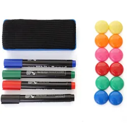 Whiteboard Zubehör MCW-C93, Memoboard-Set Magnet Boardmarker Schwamm