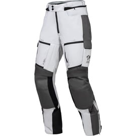 IXS Montevideo-ST 3.0, Textilhose wasserdicht - Hellgrau/Dunkelgrau/Schwarz - Lang M