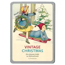 paper moon grand galleries gmbh Vintage Christmas Postkarten VE 20