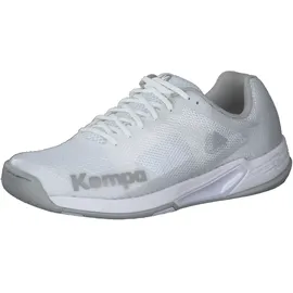 Kempa Wing 2.0 Damen Handballschuhe, Blanc/Gris Froid, 37 EU