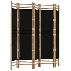 vidaXL Paravent Faltbar 200 cm Bambus und Canvas