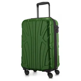 suitline Hartschalenkoffer Trolley 4-Rollen Cabin 55 cm / 34 l grün