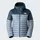 The North Face Damen Terra Peak Hoodie Jacke, Frost Grey/Granite Grey, XS