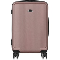 OCHNIK Mittelgroßer Koffer | Hartschalenkoffer | Material: ABS | Farbe: Rosa | Größe: M | Maße: 65x42,5x26cm | Volumen: 58 l | 4 Rollen | Hohe Qualität